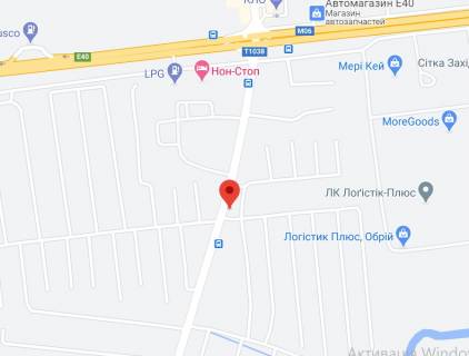 Billboard A in Parking, 3х6  s. Stoanka  (voIn 2 ) scheme