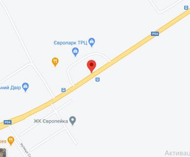 Billboard B in Svyatopetrivske, 3х6  s. SofiIvs'ka Borsagivka  st. Soborna, 140 ZK Evropejka,vizd  do magazinu Sil'po scheme