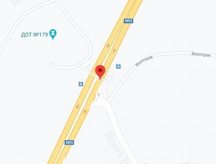 Non-Standard A in Vita-Poshtova, 2х16  М-05 Одеська тр. 19+100 км від КПП. Пятий від Києва - с. Віта-Поштова, поворот на  с. Круглик, зупинка, в напрямку Києва scheme