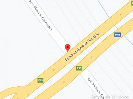 Non-Standard A in Kyiv, 2х8  st. Grincenka/ bst. Druzbi narodiv, v napramku iz centra scheme