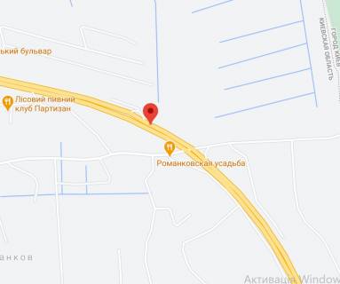 Non-Standard A in Romankiv, 2х16  N 01 Novo Obuhivs'ka tr. 28+622 km vid KPP. Patij vid Kieva, svitlofor, povorot na  s. Romankiv, zupinka Romankiv,  v Kiiv scheme