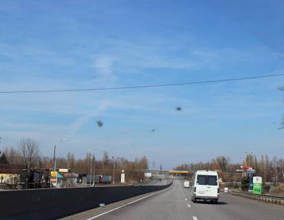 Non-Standard A in Kiev roads, 2х16  M-05 Odes'ka tr.44+450 km (Garant) km vid KPP. Desatij vid Kieva - Transportna rozvazka, povorot na s. Vasil'kiv, m. Fastiv, Got.-rest. kompleks Mislivec', AZS ANP, v napramku Kieva Photo 1