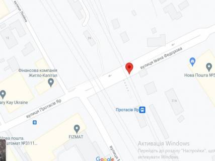 Non-Standard B in Kyiv, 2х8  Ivana Fedorova st., zaliznicnij mist, ruh v storonu Protasovogo Aru scheme
