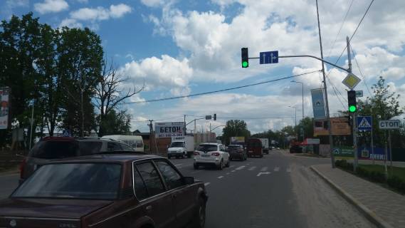 Billboard B in Svyatopetrivske, 3х6  s. SofiIvs'ka Borsagivka, svitlofor, ZK Petrivs'ke, trasa Kiiv - Bisiv Photo 1