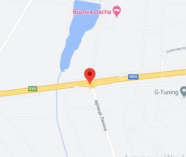 Non-Standard A in Kyiv M-06 Zitomirs'ka trasa 35+050 km vid KPP. Dvanadcatij vid Kieva, s. Buzova, zupinka, Polog. Budinok Adonis , napramok - v Kiiv scheme