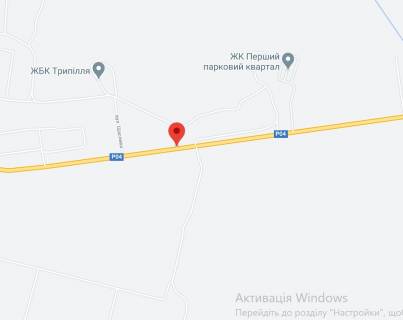 Billboard A in Bilogorodka, 3х6  с. Білогородка траса Київ - Бишів відділ продажу ЖК Перша Паркова scheme