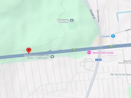 Billboard A in Parking, 3х6  Київ - Житомир, Стоянка- виїзд з  села,  в напрямку Житомира scheme