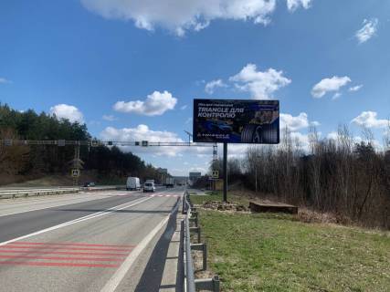 Billboard A in Parking, 3х6  Київ - Житомир, в напрямку  Київ, вїзд в с. Стоянка, перед зупинкою Photo 1