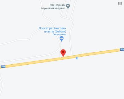 Billboard B in Bilogorodka, 3х6  с. Білогородка траса Київ - Бишів  виїзд з ЖК Перша Паркова scheme