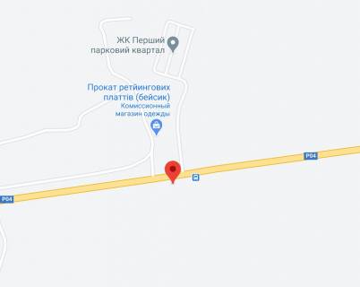 Billboard A in Bilogorodka, 3х6  с. Білогородка траса Київ - Бишів  300 метрів перед поворотом на ЖК Перша Паркова зліва scheme