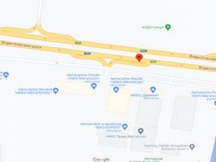 Billboard B in Mountain, 3х6  Borispil's'ke sose, 28+930, poruc avtosalon Opel', Reno v  napramku Kieva scheme