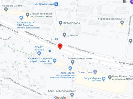 Non-Standard B in Kyiv, 2х8  st. Saperno-Slobids'ka,22 Lerua Marlen 50m (Pisohidnij mist v napramku demiivs'koi plosi) scheme