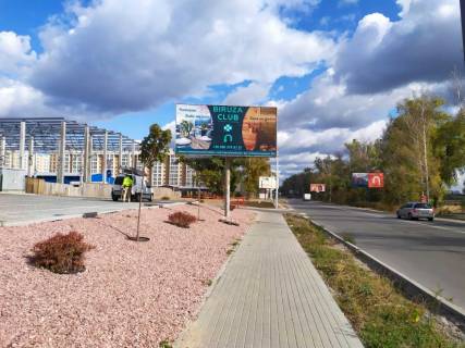 Billboard B in Svyatopetrivske, 3х6  s. SofiIvs'ka Borsagivka st. Soborna, 140, zupinka ZK Evropejka vizd  do magazinu Sil'po Photo 1
