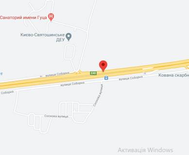 Non-Standard A in Kiev roads, 2х16  M-06 Zitomirs'ka trasa, 24+256 km. S'omij vid Kieva, zupinka Kapitanivka, 300m. Klinika Spizenko, 300m. do povorotu s. Dmitrivka, rozvorot v misto, napramok - z Kieva scheme