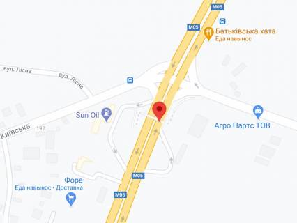 Non-Standard A in Ivankiv, 2,20х16,20  M-05 Odes'ka tr. 24+510 km vid KPP.  Sostij 2,20.16,20 vid Kieva  - s. Glevaha, svitlofor-perehretta, povorot na AZS Sun Oil, Restoran Bat'kivs'ka Hata, v Kiiv scheme