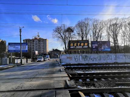 Billboard A in Vishnev, 3х6  m. Visneve, st. Cornovola-1 (zd pereizd)- drugij vid pereidu z pravoi storoni Photo 1