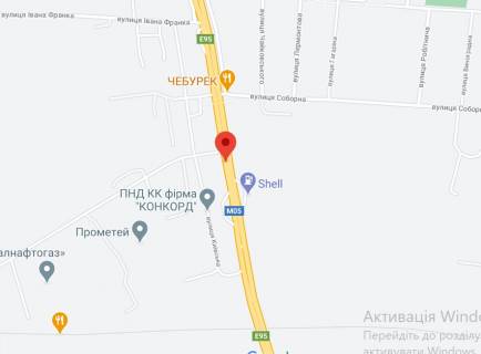 Non-Standard A in Kiev roads, 2х16  M-05 Odes'ka tr. 67+950 km vid KPP. Cotirnadcatij vid Kieva - s. Grebinki, zupinka, Got.- rest. kompleks Grebinki, Agrofirma Konkord, AZS Shell, z Kieva scheme