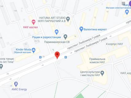 Non-Standard B in Kyiv, 2х8  av. Lubomira Guzara (Lesa Kurbasa), na peritini z st. Vasilenka, v storonu Kil'cevoi dorogi scheme
