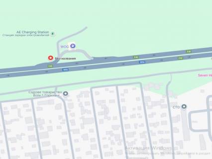 Billboard B in Parking, 3х6  Київ - Житомир, Стоянка, виїзд з заправки WOG, в напрямку Києва scheme