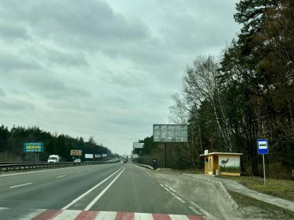 Billboard A in Parking, 3х6  Київ - Житомир, в напрямку Капітановки, зупинка транспорту Photo 1