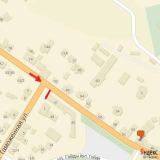 Billboard A in Uzhgorod st.Sobranec'ka,47-Mitna-perehresta,v napramku do centru scheme