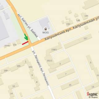 Billboard A in Uzhgorod st.Universitets'ka,14-Dokucaeva, rajon BAM,ruh-Griboedova,Sobranec'ka scheme