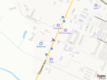 Billboard A in Khmelnitsky, 6х3  st. Trudova. TC Vudmol. Avtorinok scheme