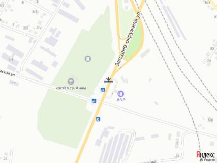 Billboard A in Khmelnitsky, 6х3  st. Zahidno-Okruzna scheme