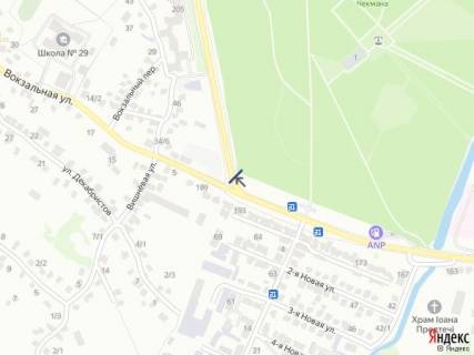 Billboard A in Khmelnitsky, 6х3  st.Proskurivs'kogo pidpilla (park) scheme