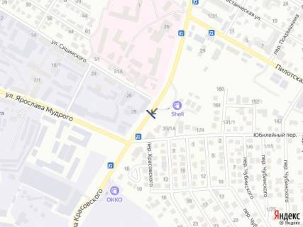 Billboard B in Khmelnitsky, 6х3  st. Kuprina (povorot na Dubovskij rinok) scheme