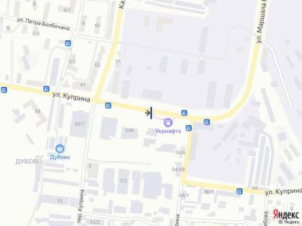 Billboard A in Khmelnitsky, 6х3  st. Kuprina (AZS) scheme