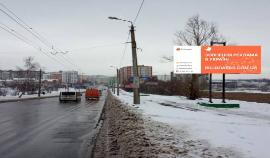 Billboard A in Khmelnitsky, 6х3  st. P Mirnogo. Ozernaa Photo 1