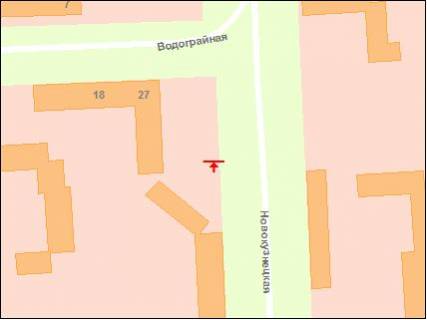 Billboard B in Zaporizhzhya Novokuzneckaa st.  scheme