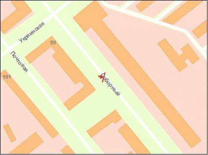 Citylight Р/П in Zaporizhzhya st. Ukrains'ka - st. Zaporiz'ka   scheme