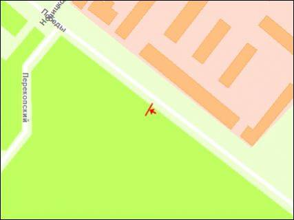 Billboard B in Zaporizhzhya st.Peremogi - Voznesenivs'kij rinok, AZS "TNK", st.B scheme