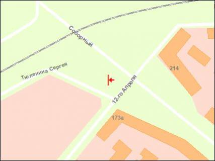 Billboard A in Zaporizhzhya av. Sobornij- st.12kvitna, livoruc scheme