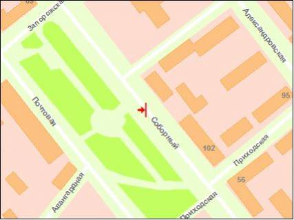 Citylight Р/П in Zaporizhzhya st. Zaporiz'ka - st. Prihods'ka scheme