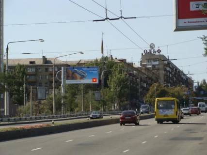 Billboard B in Zaporizhzhya av.Sobornij - damba No1, ruh vid vokzalu, st.B Photo 1