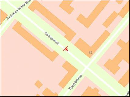 Citylight Р/П in Zaporizhzhya st. Tregubenka - st. Lobanovs'kogo scheme