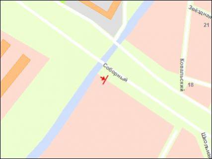 Billboard A in Zaporizhzhya av.Sobornij - damba No3, ruh do vokzalu, st.A scheme