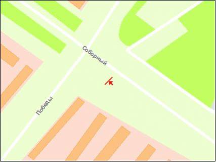 Billboard B in Zaporizhzhya av.Sobornij - damba No2, ruh vid vokzalu, st.B scheme