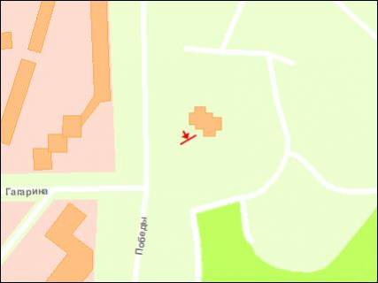 Billboard B in Zaporizhzhya st.Peremogi,92, st.B scheme