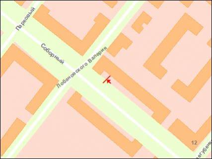 Citylight A in Zaporizhzhya, 1.8x1.2  av. Sobornij - st. Fanats'ka (Dobrolubova), No3 scheme