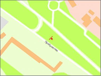 Billboard A in Zaporizhzhya Naberezna magistral' - st.Ukrains'ka, ruh do portu, prava plosina scheme