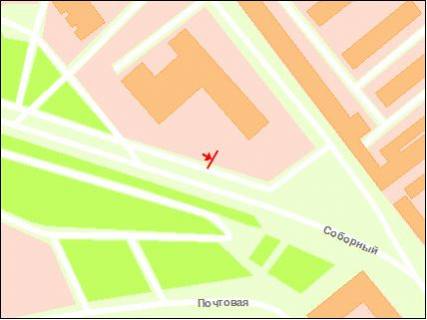 Billboard B in Zaporizhzhya av.Sobornij - damba No1, RAGS, ruh do vokzalu, st.B scheme