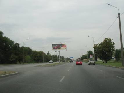 Billboard Р/П in Zaporizhzhya Naberezna magistral' - AZS Ukrtatnafta, avtosalon "Micubisi", ruh do portu Photo 1