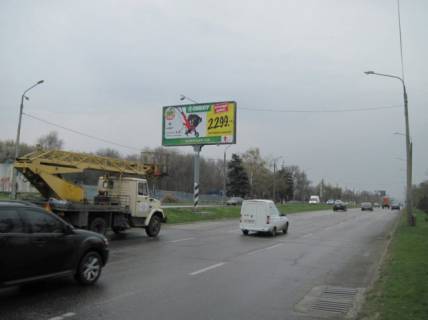 Billboard B in Zaporizhzhya, 6x3  Nabereznaa magistral' - s"ezd ot supermarketa "Amstor" (st. Lermontova), AZS TNK No24, dvizenie do vokzala Photo 1