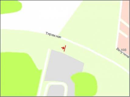 Billboard A in Zaporizhzhya st.Tirazna -AZS TNK2 (st.Vatutina), st.A scheme