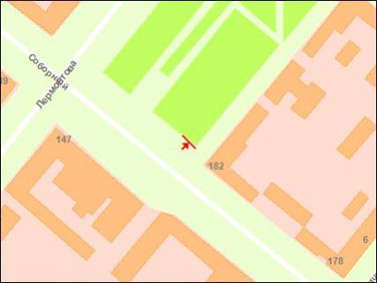 Prismatron, Prism A in Zaporizhzhya av.Sobornij,182  - univermag "Ukraina (prizmatron) - 83494 scheme