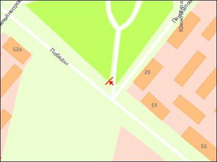 Prismatron, Prism A in Zaporizhzhya st.Peremogi - st.Goncarenka, st.A (prizmatron) - 489502 scheme